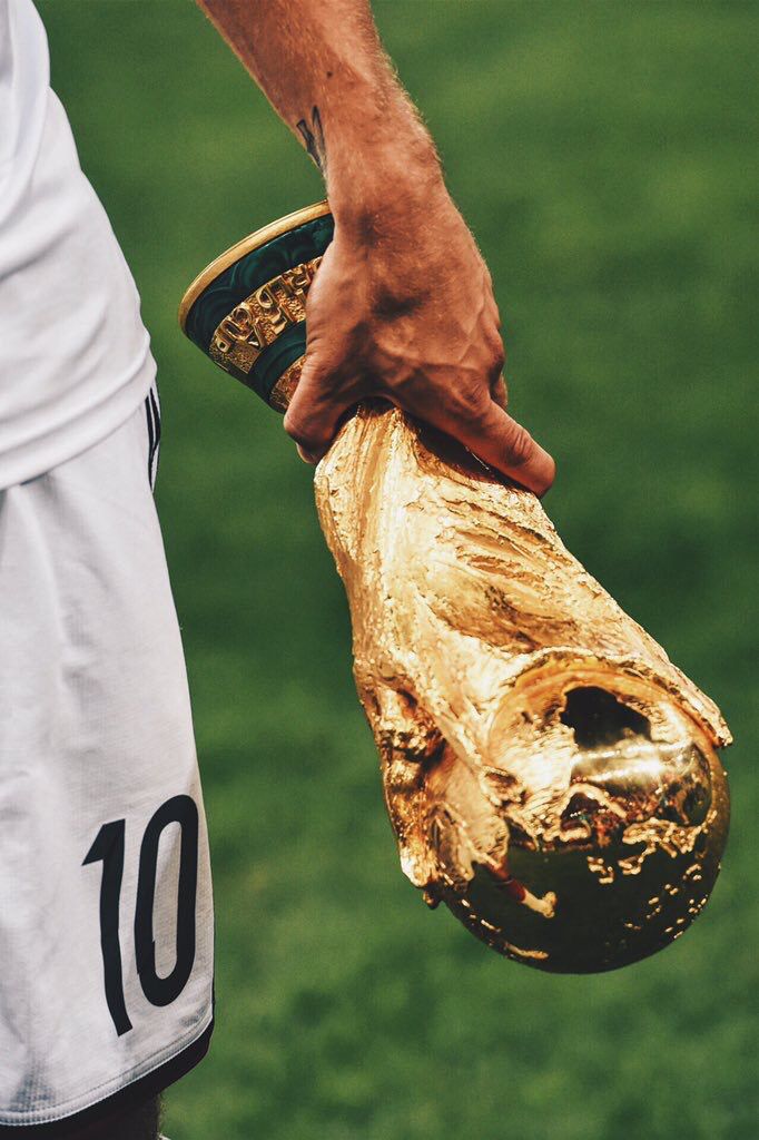 World Cup - A Prestigious football trophy symbolizing championship victory
